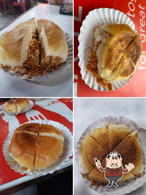 Pulled pork sandwich at Chaturshingi Mata Snacks Center