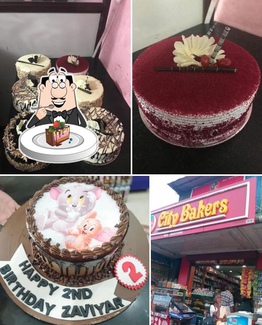 Chocolate cake at City Bakers