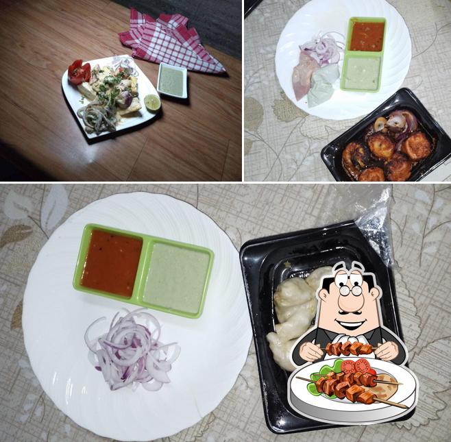 The picture of food and interior at Radhika snacks & kathi rolls