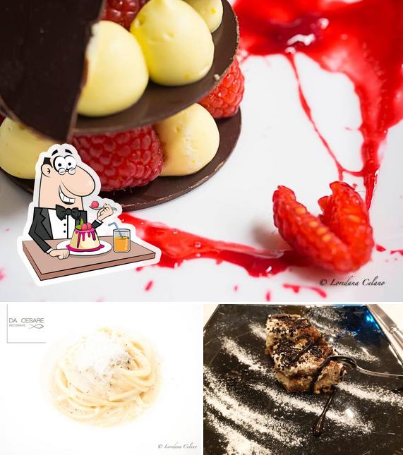 Da Cesare offre un'ampia gamma di dessert