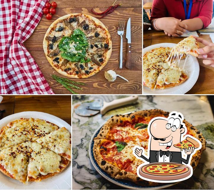 Order pizza at Ritu's Cafe by TRC- eat fresh