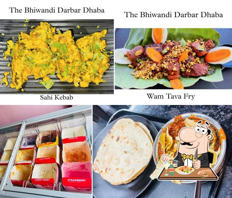 Food at The Bhiwandi Darbar Dhaba