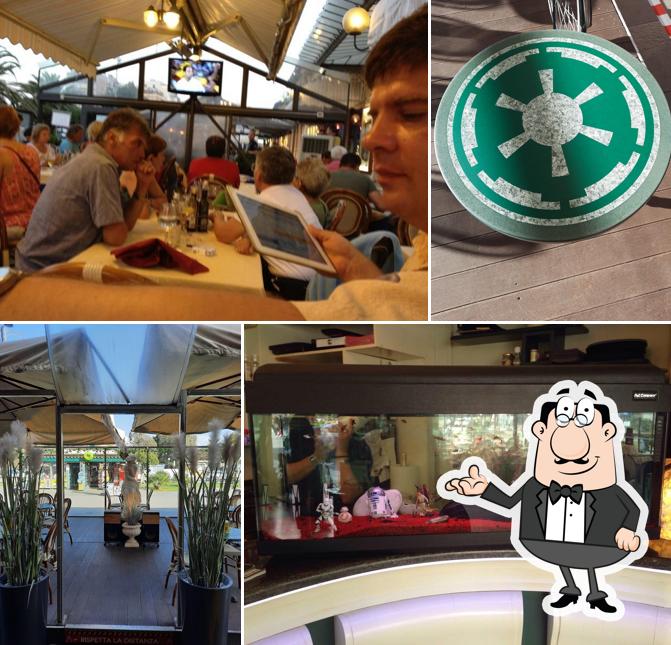 Gli interni di Bar Eden Viareggio