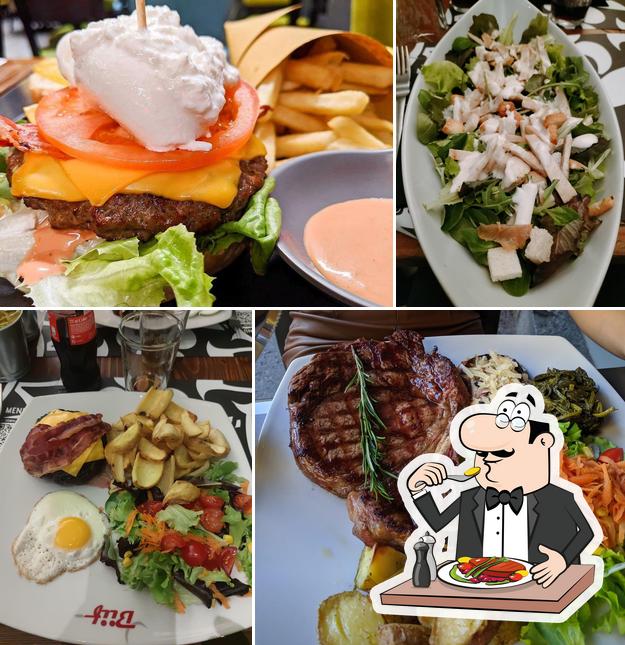 Platti al Biif Burger - ham & pizza