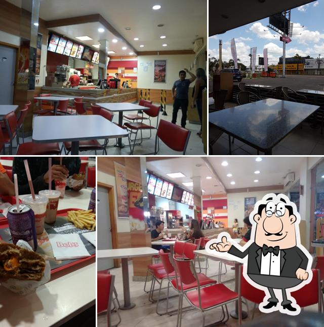 Veja imagens do interior do Bob's Burger - Av Presidente Vargas