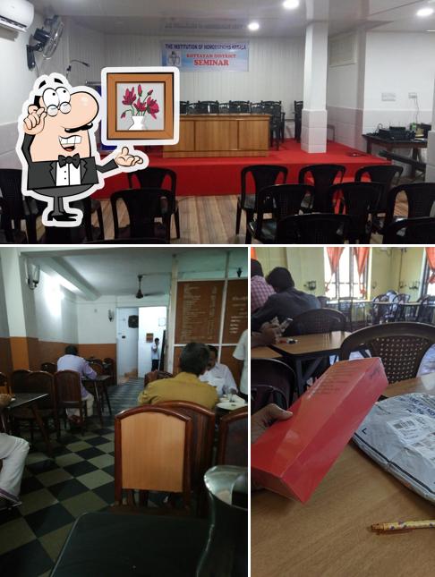 Take a seat at one of the tables at Milkbar Family Restaurant
