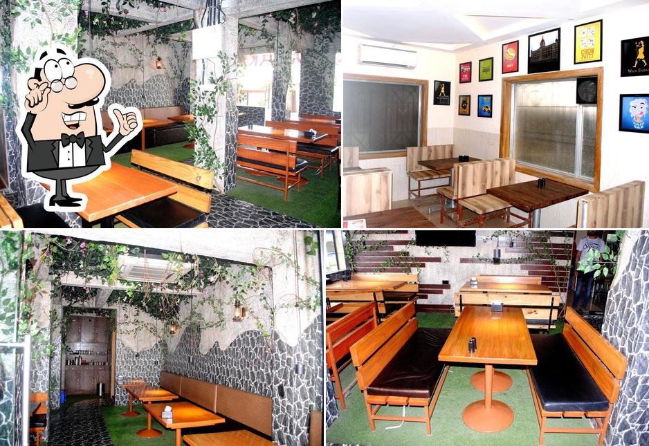 The interior of HeadQuarters Family bar and restaurant