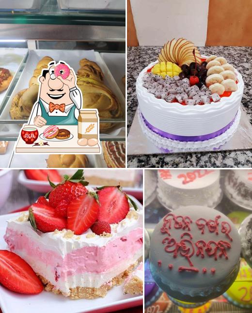 Bake Factory,cake shop offers a selection of desserts