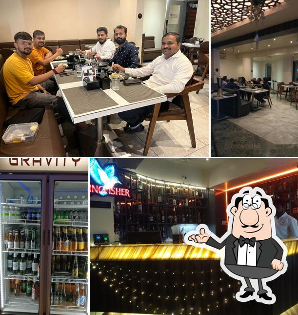 Check out how Gravity - Family Resto Bar an All Day Dining BISTRO at Hinjewadi Wakad looks inside