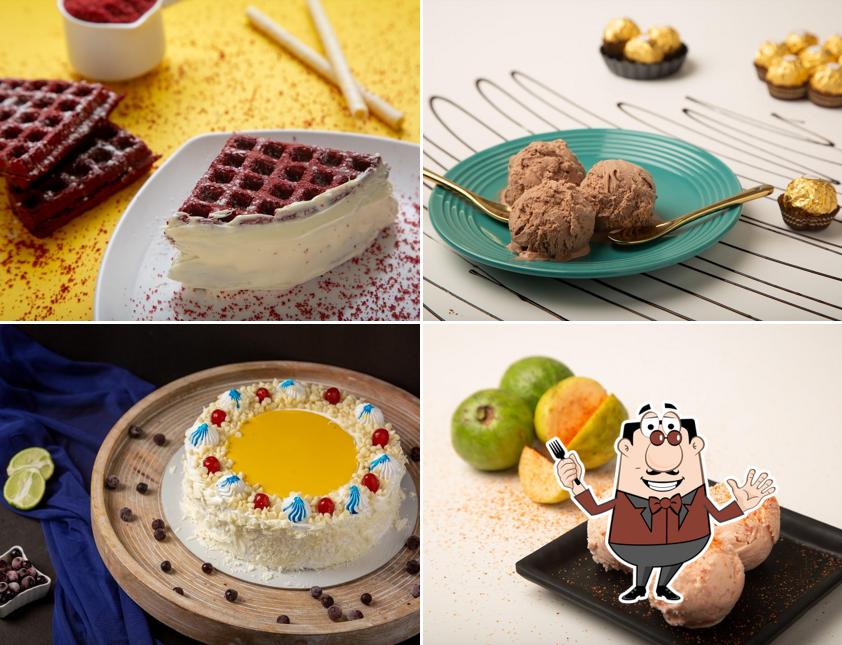 Food at Kelvin Scale Natural Ice Creams and Waffles