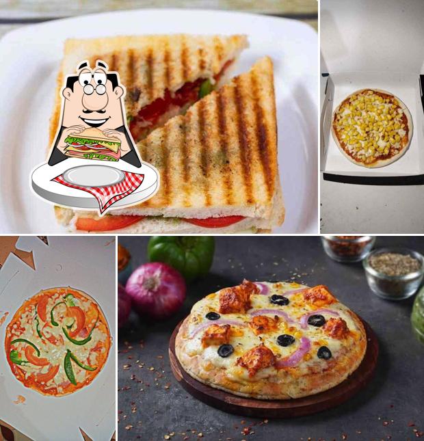 Club sandwich at The Pizza House