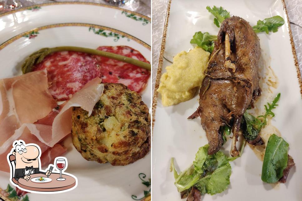 Platti al Trattoria Villa Bonin