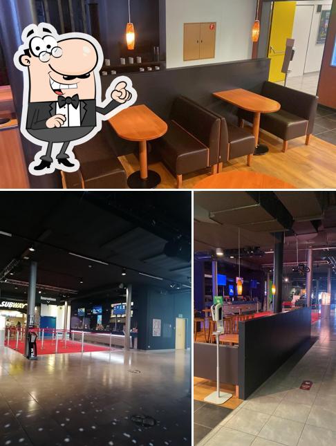 Gli interni di Subway