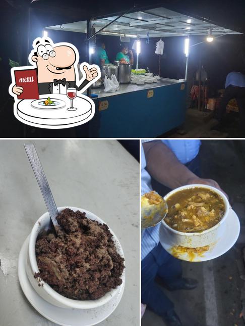 Among different things one can find food and interior at Veera Anna mutton soup