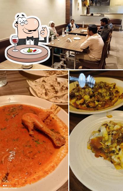 The image of food and interior at Atithi Resto Bar