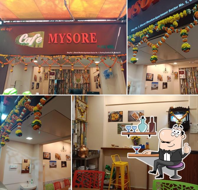 The interior of Cafe Mysore