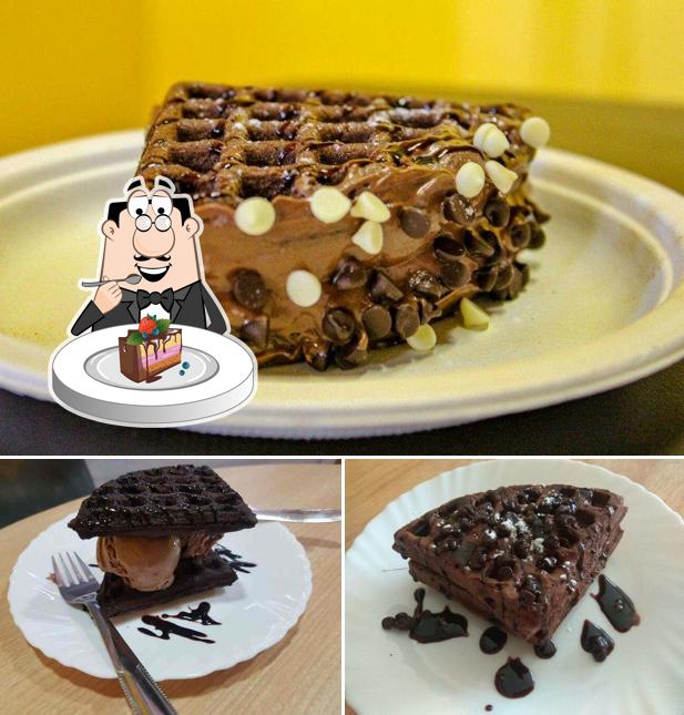 Chocolate cake at Waffkinz