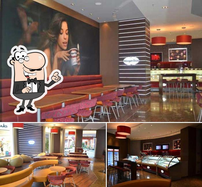 Check out how Haagen-Dazs looks inside
