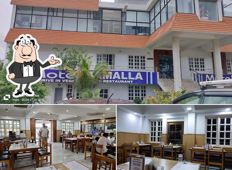 The restaurant's interior and exterior
