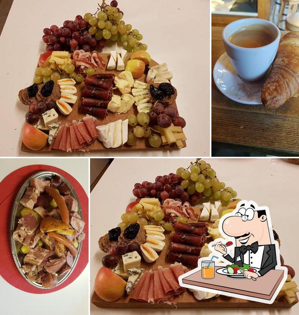 Questa è la foto che raffigura la cibo e interni di Café de la Coopérative