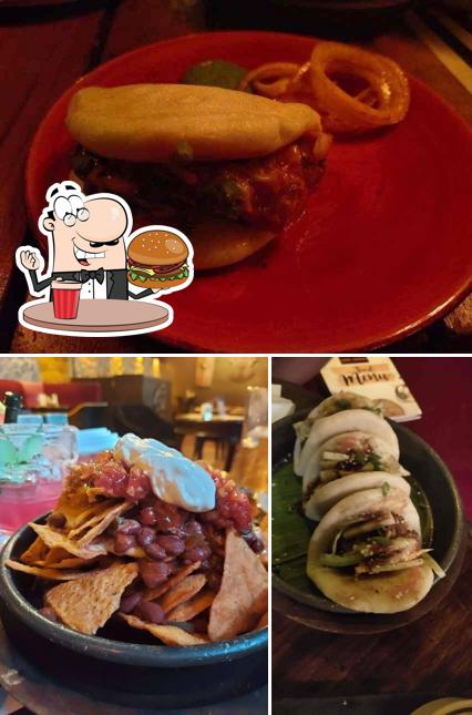 Try out a burger at Lord Of The Drinks