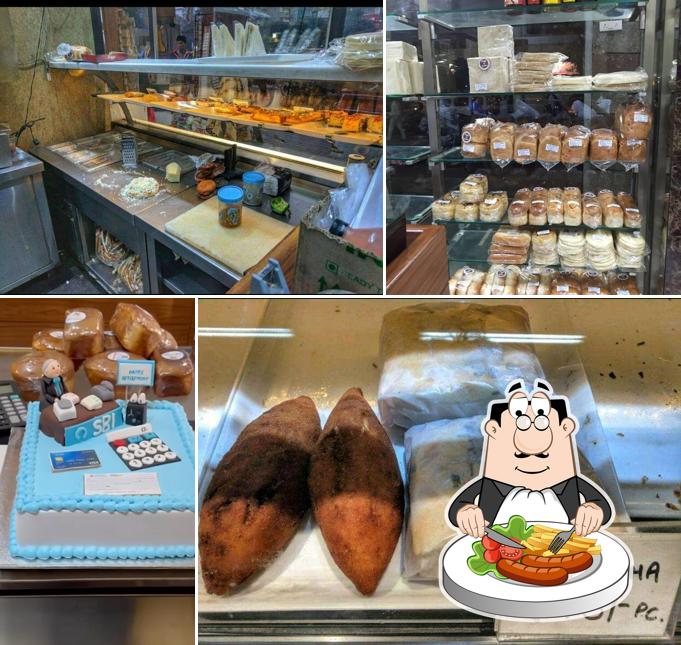 Food at Puffs N Cakes Dwarka's Own Bakery