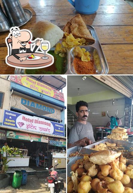 This is the picture showing food and exterior at Diamond Tailor Shop
