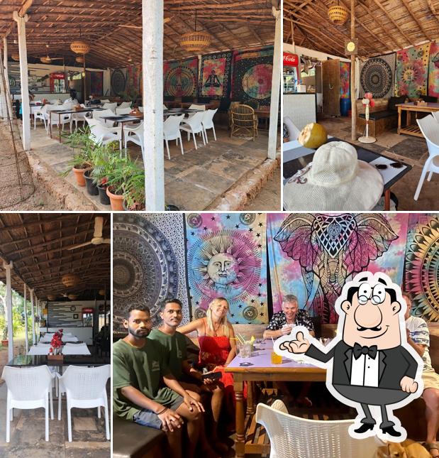 The interior of La Bougainvillea
