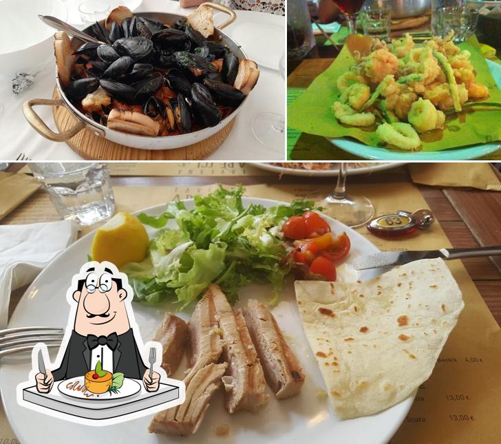 Cibo al taverna A Pesci in Faccia