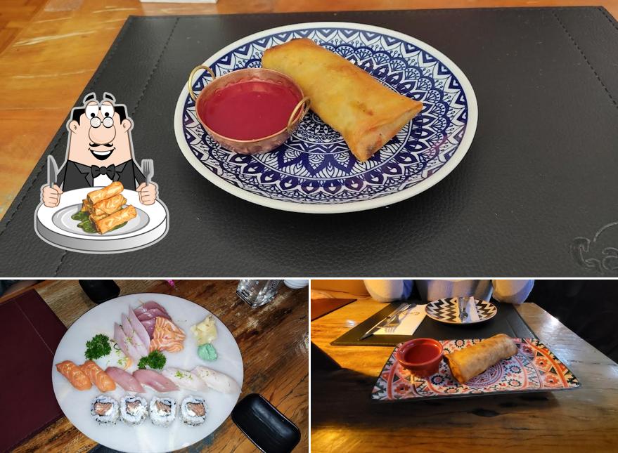 Rolinho primavera em Gastrô Hub