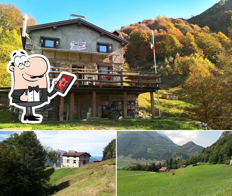 Gli esterni costituiscono una caratteristica importante di Rifugio Buzzoni