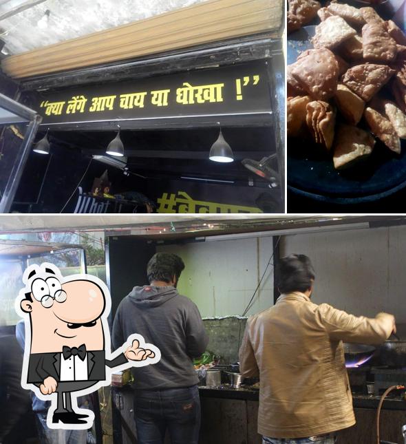 Take a seat at one of the tables at Bewafa Chaiwala