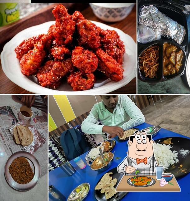 Chicken wings at New Satkar Hotel