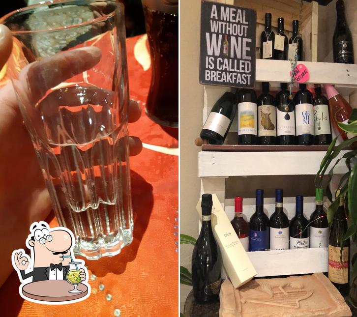 Prenditi un drink dal menu