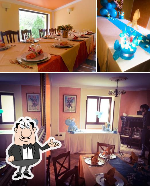 La interni e torta del ristorante