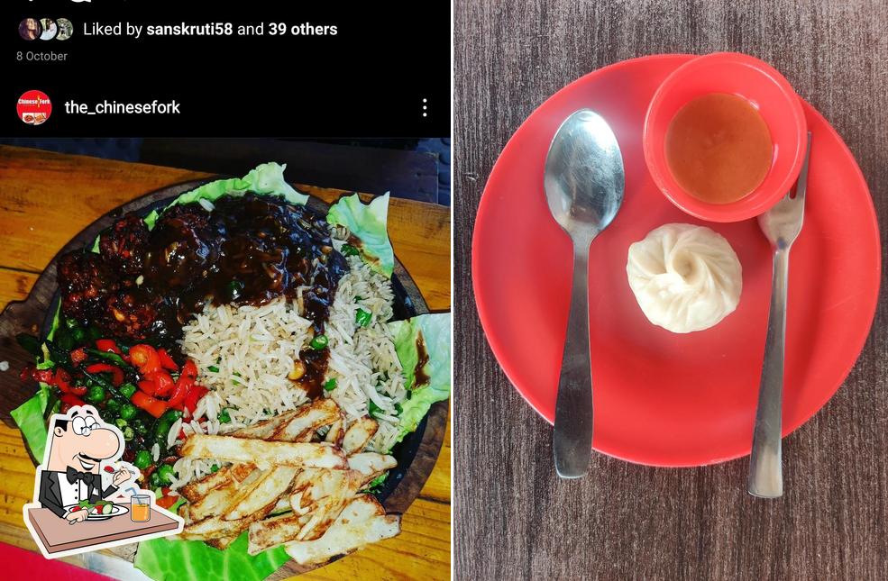 Meals at Chinese Fork restaurant