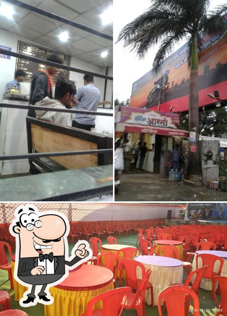 The interior of Hotel Aarti