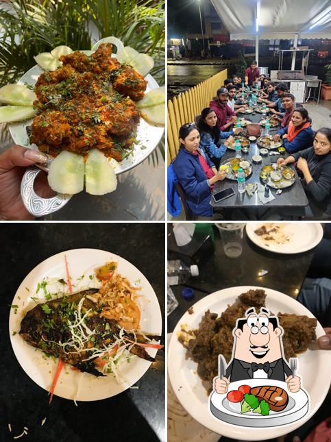 Order meat dishes at Hotel Namaskar