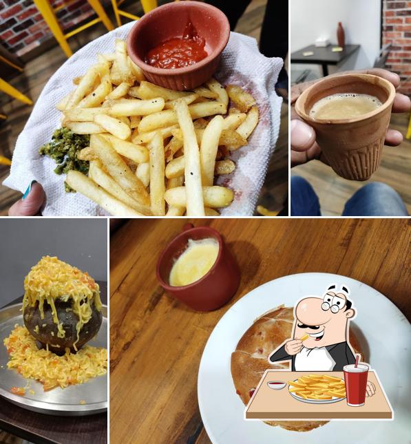 French fries at Kulhad katta