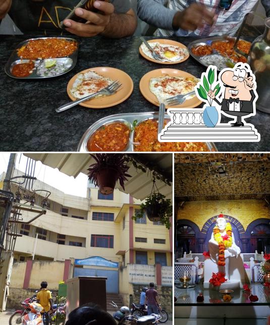 This is the photo depicting exterior and food at Shri Sai Fast Food