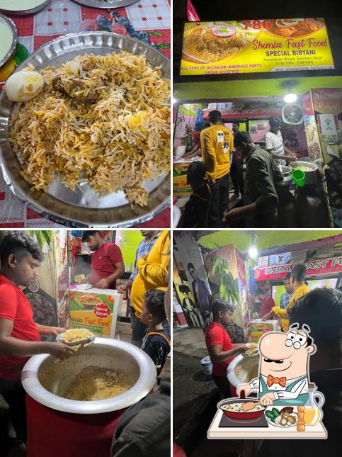 Fried rice at Shimla fast food