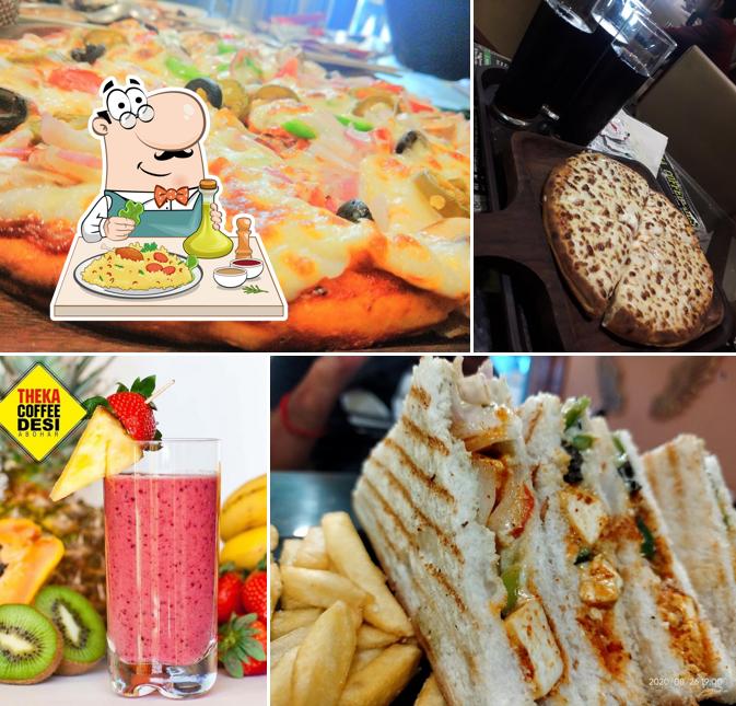 Food at Theka Coffee Desi