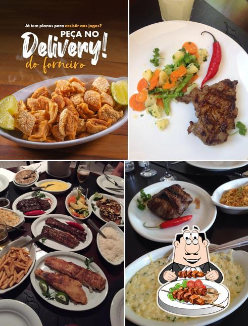 Platos en Forneiro Churrasco & Pizza