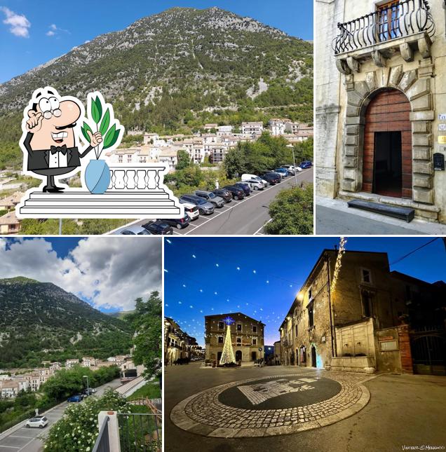 Gli esterni di Taverna de li Caldora