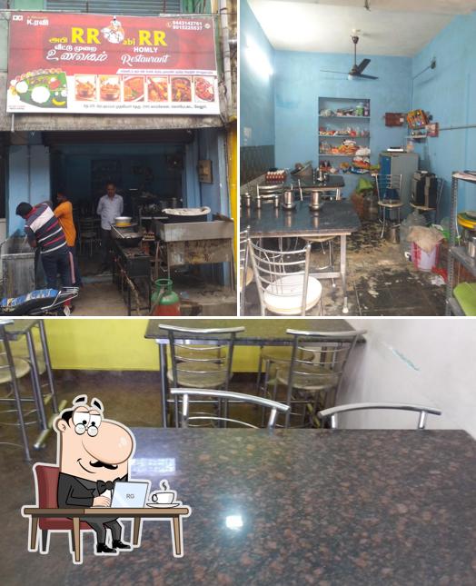 The interior of ABI R.R Homely Restaurant