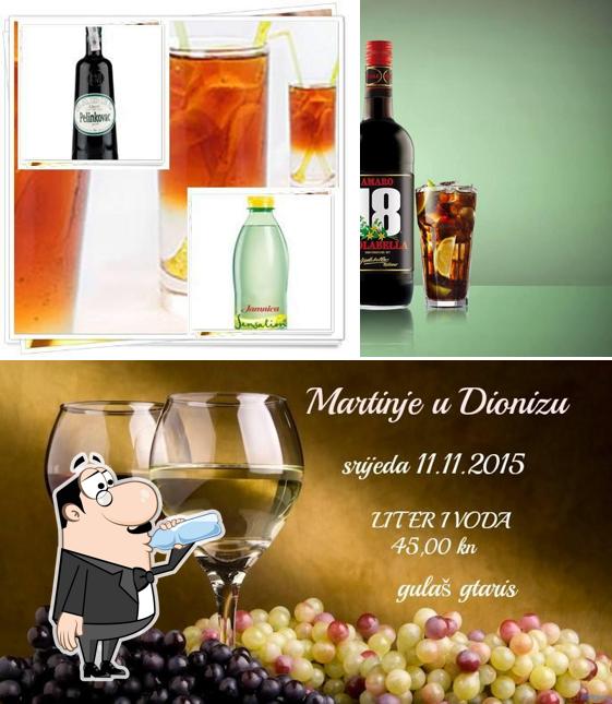 Choisissez une boisson du menu