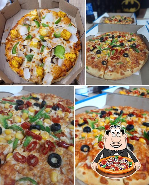 Order various types of pizza