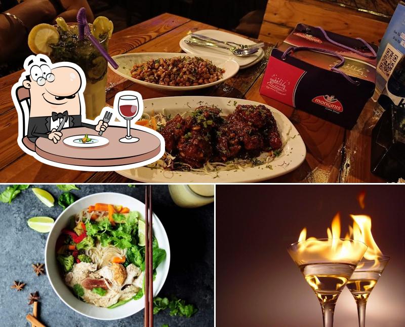 Food at H2O Sports Bar and Rooftop