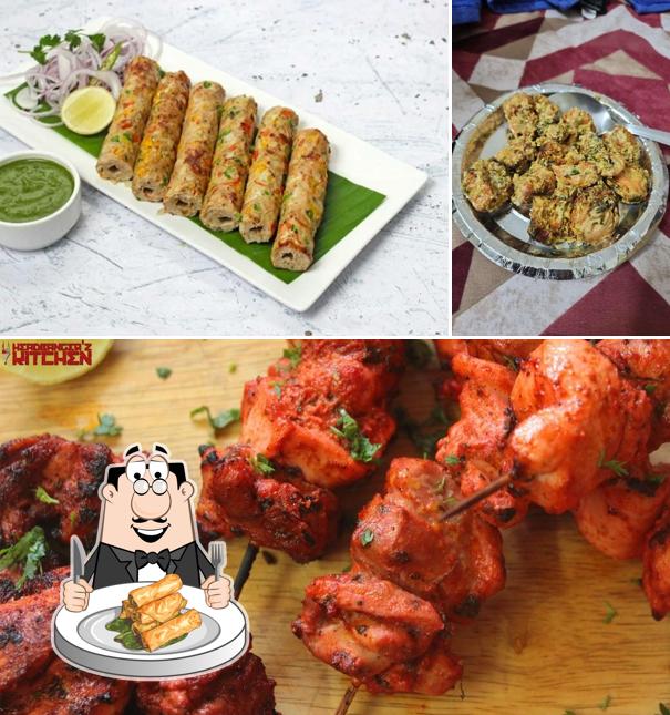 Spring rolls at Harnam Singh Chicken
