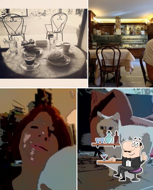 Gli interni di La Bon Bec Cafè